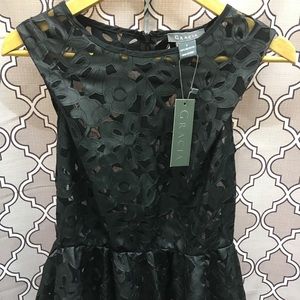 GRACIA SHEER PEPLUM TOP